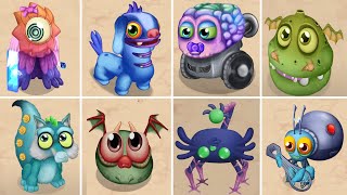 ALL Baby Monsters Fanmade By slimer | My Singing Monsters