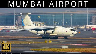 Mumbai AIRPORT 🇮🇳 - Plane Spotting | Close up LANDING \u0026 TAKEOFF - Afternoon RUSH HOUR  | 2025 [4K]