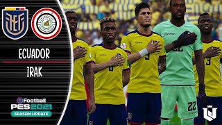 Ecuador vs. Irak - Amistoso Internacional  | Gameplay Pes 2021