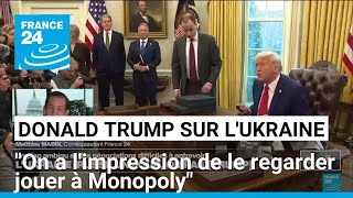 Propos de Trump sur l'Ukraine : \