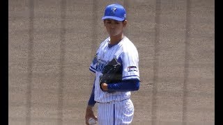 横浜DeNAベイスターズ2軍　1回表　宮城滝太投手の投球風景20190519平塚球場