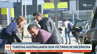 Turistas australianos son víctimas de encerrona en el aeropuerto