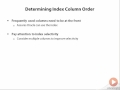 07 10 Determining Index Column Order