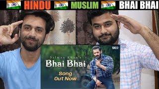 Bhai Bhai | Song Reaction and Review | Salman Khan | Sajid Wajid | Ruhaan Arshad