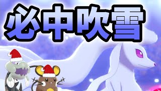 新ランドロスキラー！音速必中吹雪の「アローラキュウコン」が使っててめっちゃ楽しい【ポケモン剣盾/ダブルバトル】