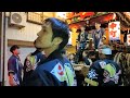 海老江曳山まつり 中町 木遣り唄 2023 富山県射水市 chochin mountain ebie hikiyama festival hikiyama song performance