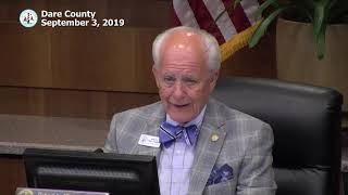 Dare County Board of Commissioners Meeting September 3, 2019