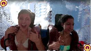 SlingShot  Camila y Maria |  Girls Passing Out  | Funny SlingsHot Ride