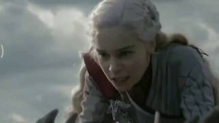 Game of Thrones S08 E04 Rhaegal death scene Dragon's death