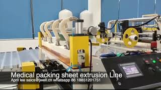 JWELL. automatic medical packing sheet extrusion line -salcs@jwell.cn