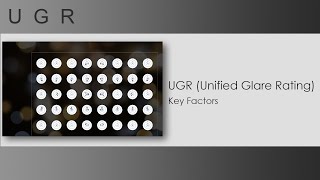 UGR (Unified Glare Rating)  - Key Factors