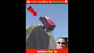 India vs Pakistan vs China 😱 car challenge who is win 👑 @beamngnation7895