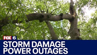 Wisconsin storms cause power outages, damage | FOX6 News Milwaukee