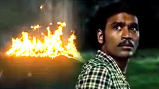 देखिये अमीर लोगो ने कैसे धनुष की गर्लफ्रेंड को जिंदा जला दिया | Dhanush Best Movie Scene