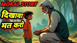 Dikhawa Mat Karo | Moral Story | #youtubeshort  #shorts #ytshorts #viralvideo #trending #story