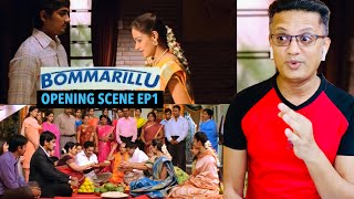 Bommarillu Movie Reaction | Opening Scene | Telugu Movie | Siddharth; Genelia; Prakash Raj | EP 1