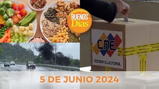 Noticias en la Mañana en Vivo ☀️ Buenos Días Miércoles 5 de Junio de 2024 - Venezuela