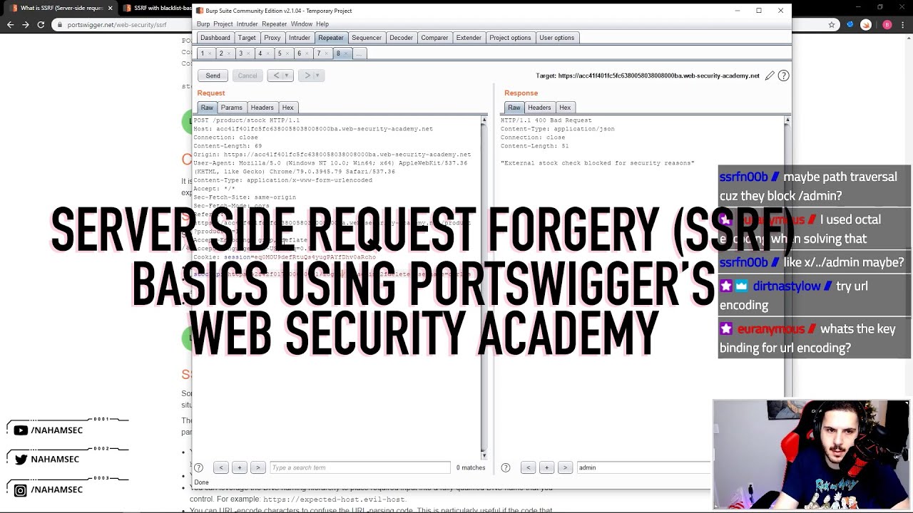 Learning Server Side Request Forgery (SSRF) Basics Using Portswigger's ...