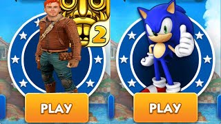 Sonic Dash vs Temple Run 2 - All Characters Unlocked - Shadow vs All Bosses Zazz Eggman