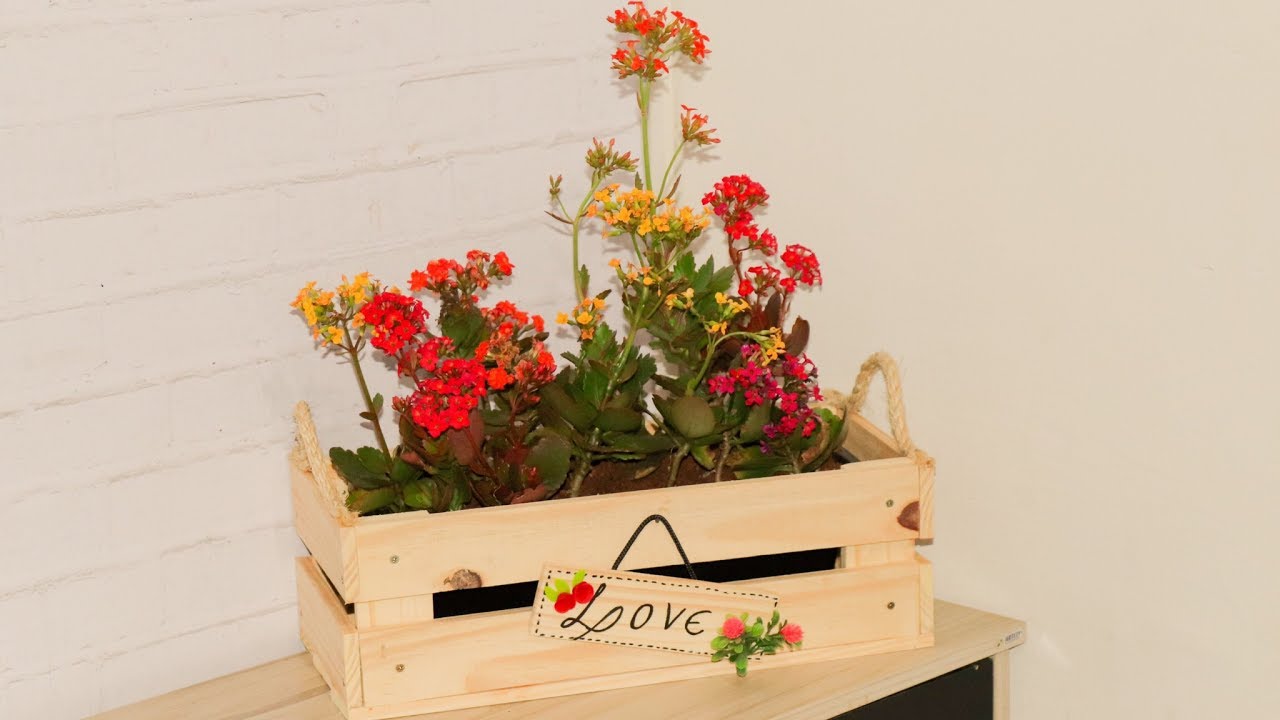 Diy Porta Vaso Com Ripinhas De Madeira Eduardo Wizard Youtube