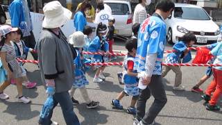 岡山県岡山市【第２８回わっしょいカーニバル西大寺２０１５】金牛みこし・子供みこし