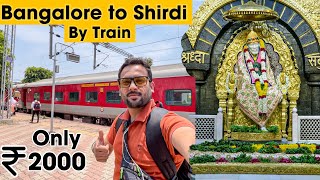 Train to Shirdi | Bangalore to Shirdi train journey | Via Belagavi, Kopargaon | 3AC Confirmed Ticket