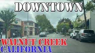 Walnut Creek - California - 4K Downtown Drive