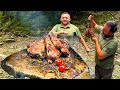 The Ultimate Forest Stone-Fried Steak Recipe | Outdoor Cooking at Its Best