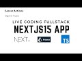 Live Coding Fullstack Crud App Nextjs15 prisma postgresql zod crud functionality