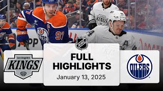 NHL Highlights | Kings vs. Oilers | January 13, 2025