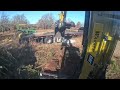 dozing with the cat 299d3 dozer blade