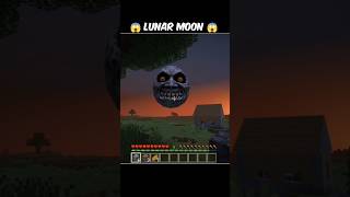 Minecraft Horror Lunar Moon 😱 #minecraft #shorts #horror