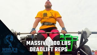 2019 World’s Strongest Man | Massive 800 lbs Deadlift