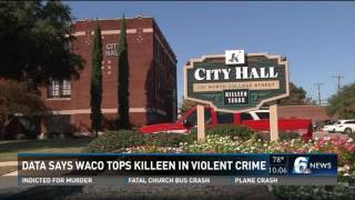 Data says Waco tops Killeen in violent crime