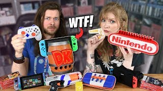 My Girlfriend & I Buy WEIRD Nintendo Switch Accessories, AGAIN!