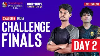 [EN] CODM Snapdragon Mobile Challenge Finals | DAY 2 | Season 6 India