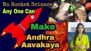 Andhra Aavakaya||Mango Pickle||Even You Can Make It||RelishTheTraditionalFlavors|| Lavanya Dutt