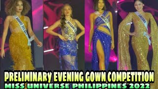 Preliminay Evening Gwon Competition Miss Universe Philippines 2022 Nag Patalbugan