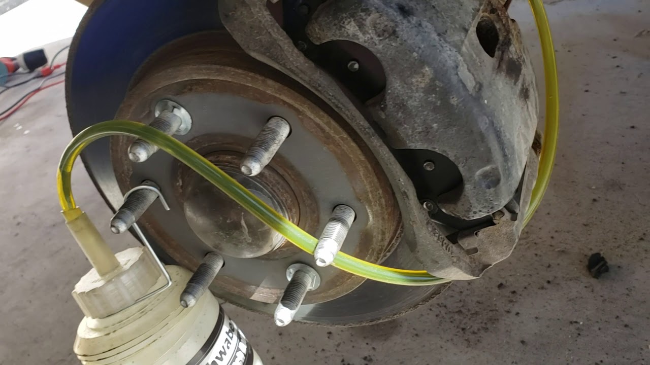 How To Bleed Brakes By Yourself - YouTube