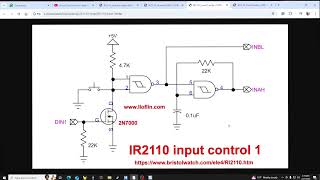 IR2110 High Voltage H-Bridge Input Circuit Upgrade