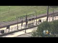 train hits trespasser in burlington county