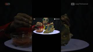 Watch Omonla Eat Spicy Whole Goat Head -  ASMR | (No Talking)