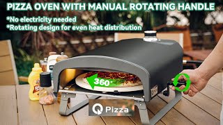 Q Pizza Outdoor Pizza Oven for Grill | Stainless Steel Countertop Pizza Oven | Backyard Pizza Maker