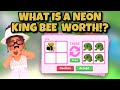 What People Trade For A Neon King Bee!? I Traded Mine For Huge Win! | Adopt Me!