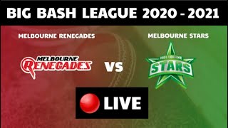 🔴 Big Bash Live Today | Melbourne Stars vs Melbourne Renegades | MLS vs MLR BBL Live