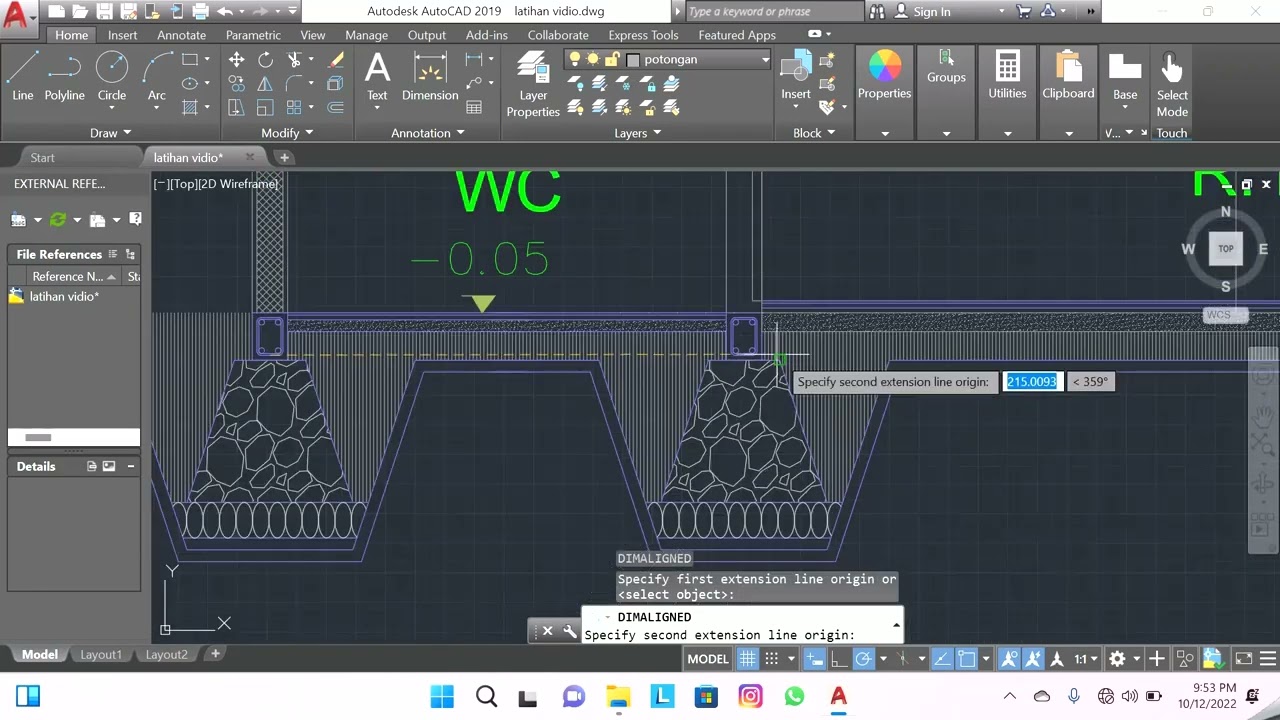 Menggambar Potongan Dengan CAD Part 7.1 : Menambah Komponen Pada ...