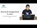 How to do Assignments in Java? | Assignment Operator in Java | Free Coding Tutorial | CodingZap