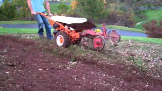 Gravely In The Garden With The Rotary Plow