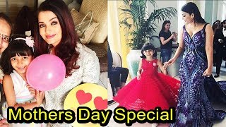 Aishwarya Rai Celebrating Mothers Day with daughter Aaradhya in Cannes 2018