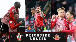 PITCHSIDE UNSEEN: Southampton 4-2 Sunderland | Six-goal thriller 🎢